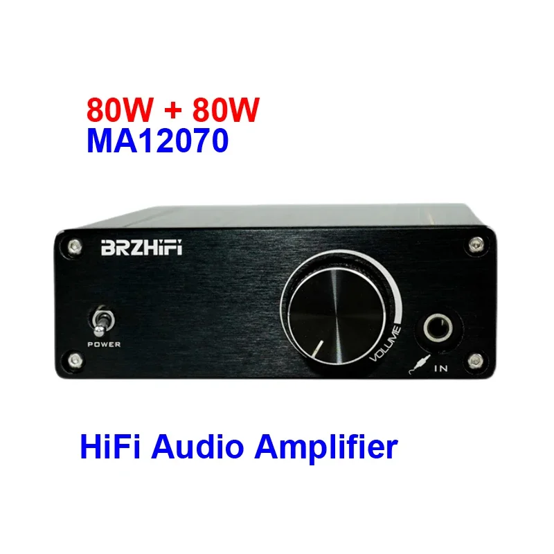 2*80 واط إنفينيون MA12070 الصوت الرقمي السلطة أمبير لمكبرات الصوت 20 واط ~ 200 واط HiFi مكبر صوت استيريو فئة D Aux DC15-19V