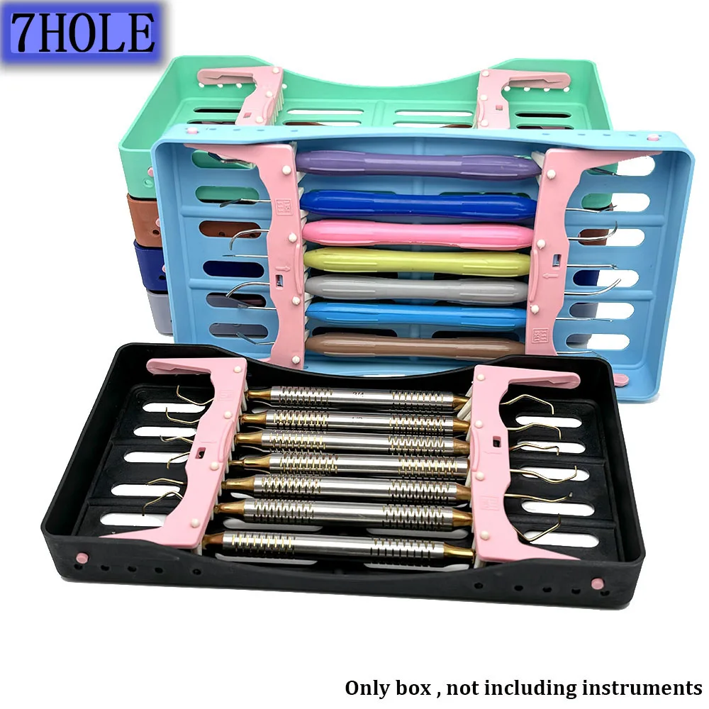 1pcs Dental Sterilization Box For Dental Instrument Filler Aesthetic Sterilization Tray For LM Resin Knife Plastic Dresser