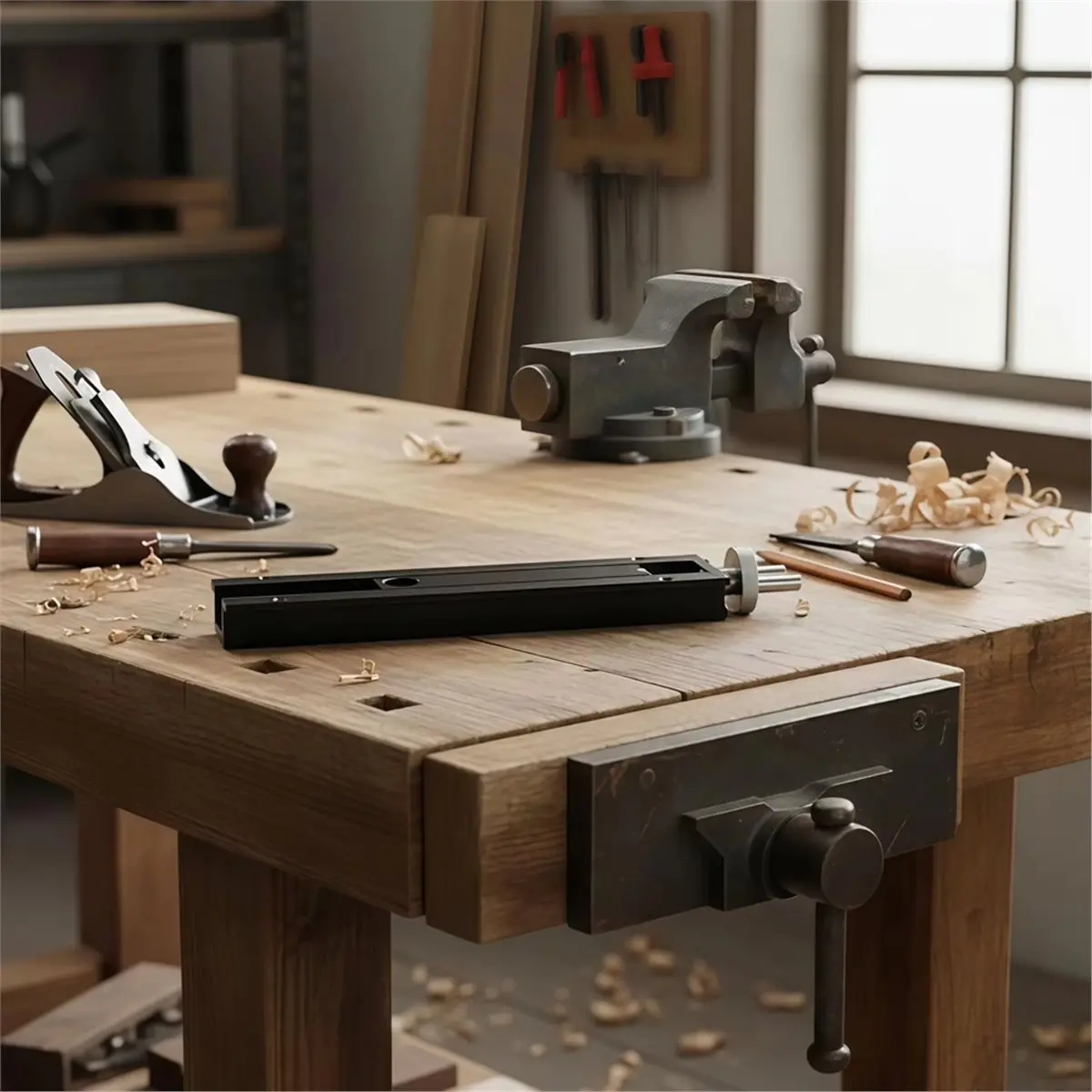 cnim-woodworking-quick-shift-inertial-bench-tail-vise-clamp-0-110mm-stroke-20mm-table-holestable-carpentry-bench-clamp