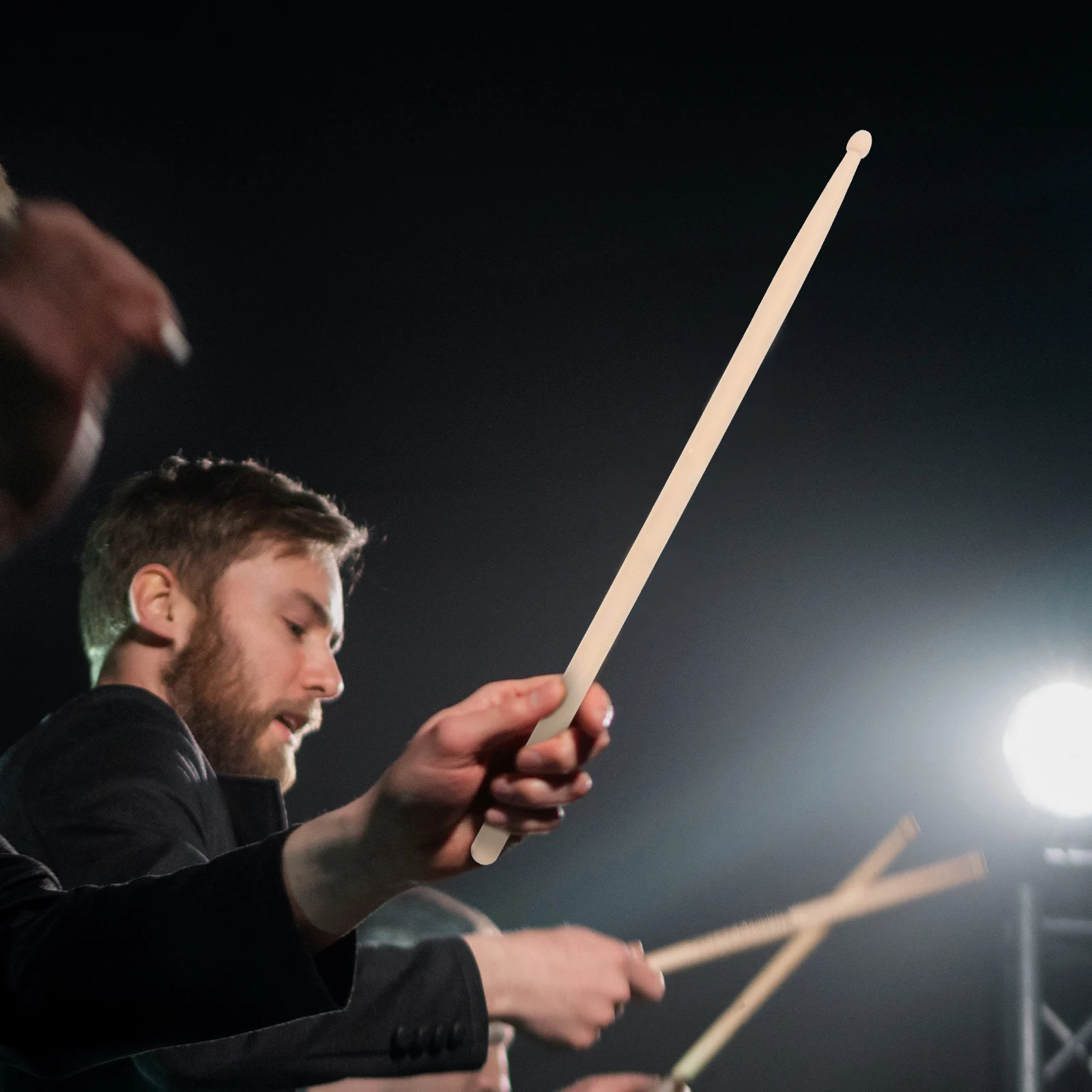 

Well-Made Maple Wood Drumsticks Percussion Instrument Performance Lightweight Musical Accessory