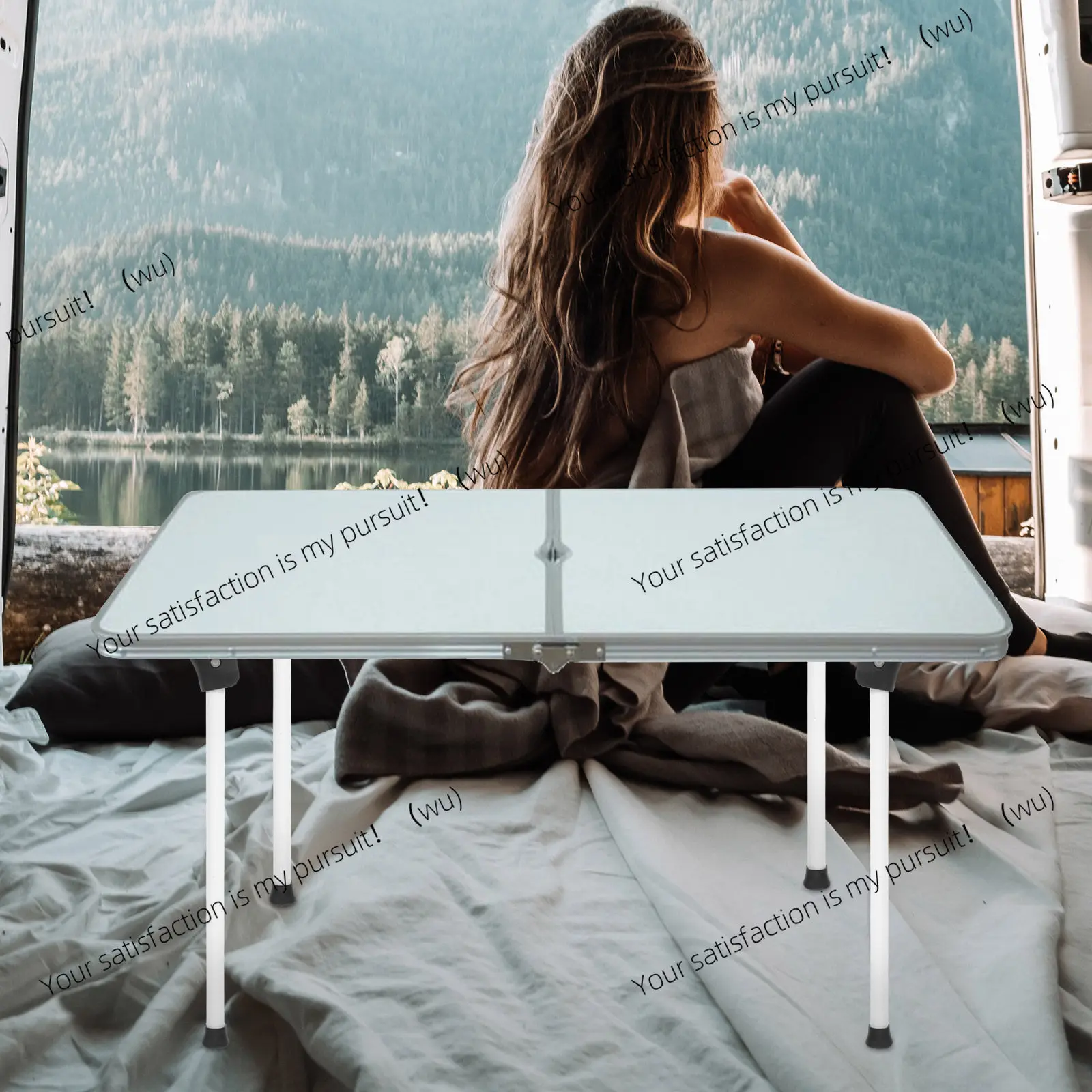 1Set Adjustable Folding Metal Table Legs for Coffee Table Nightstand Dresser Heavy Duty Sturdy Lightweight Foldable Furniture