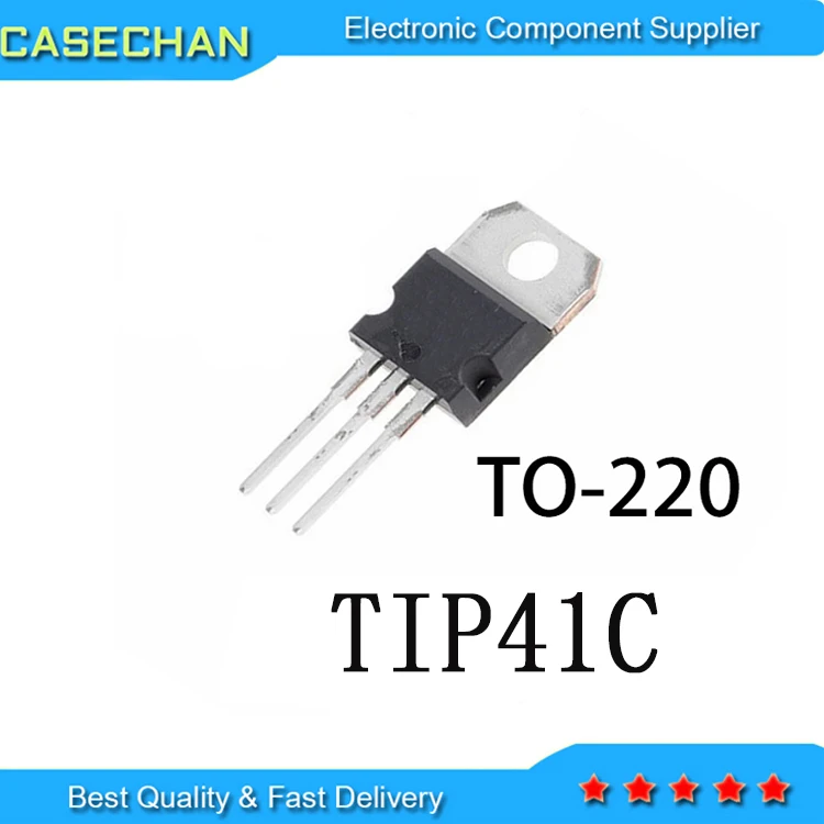 10PCS New and Original TIP42C TIP41 TIP42 TO-220 100% New Imported Original TIP41C