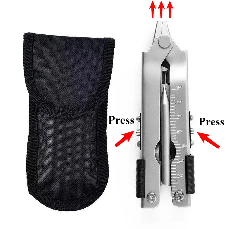 EDC Multi Tools Multifunctional Plier Camping Gear Blade Multitools Pliers Clip Army Swiss Pocket Folding Multi Knife Pliers