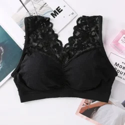 Women Bra Eamless Underwear Sexy Lace Wireless Breathable Underwear Push Up Bh Bra Beautiful Breathable Sports Underwear