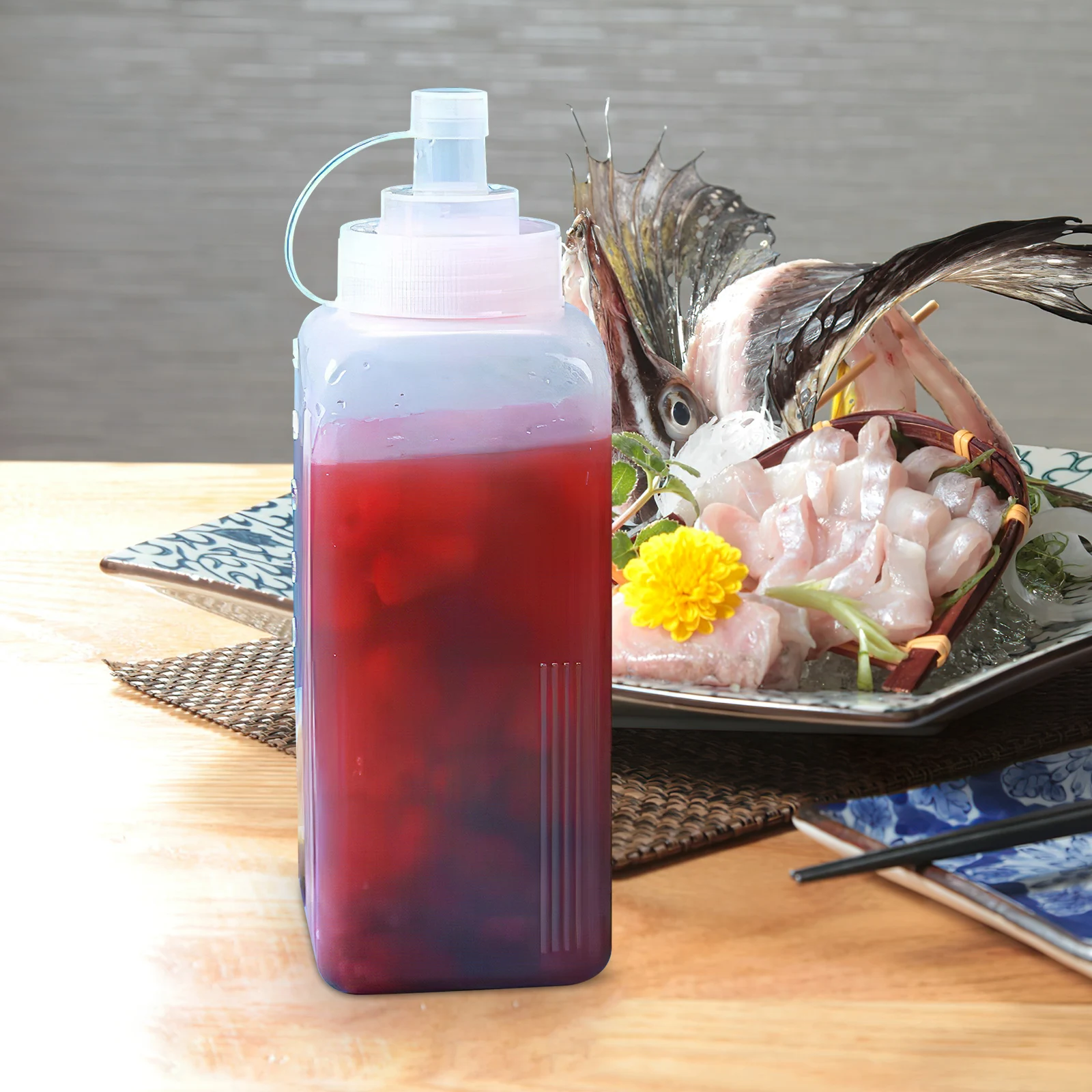 

2pcs Plastic Squeeze Hot Empty Shampoo Bottles Sauce Ketchup Mustard Sauce Squeeze Bottle Oil Mayo Dispenser Containers