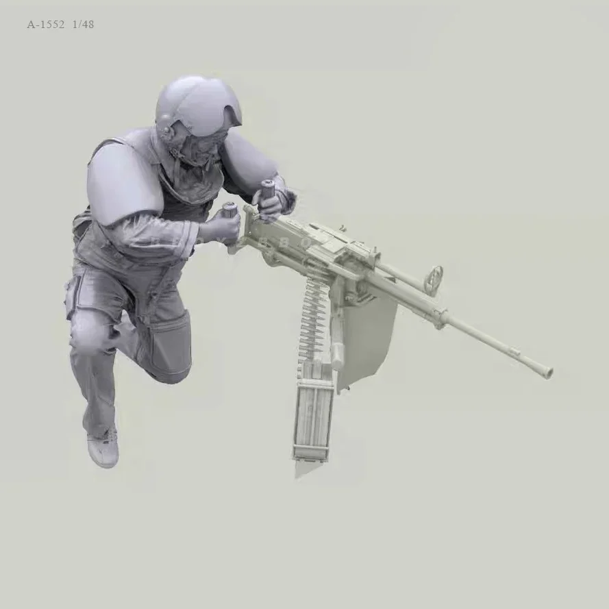 1/48 Resin Soldier model kits figure colorless and self-assembled A-1552