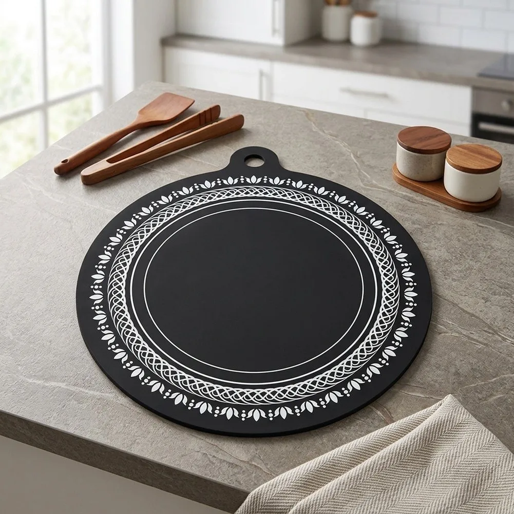 Silicone Mat for Induction Stoves Heat Resistant Non Slip Oil For Proof Protection Against Scratches and Stains