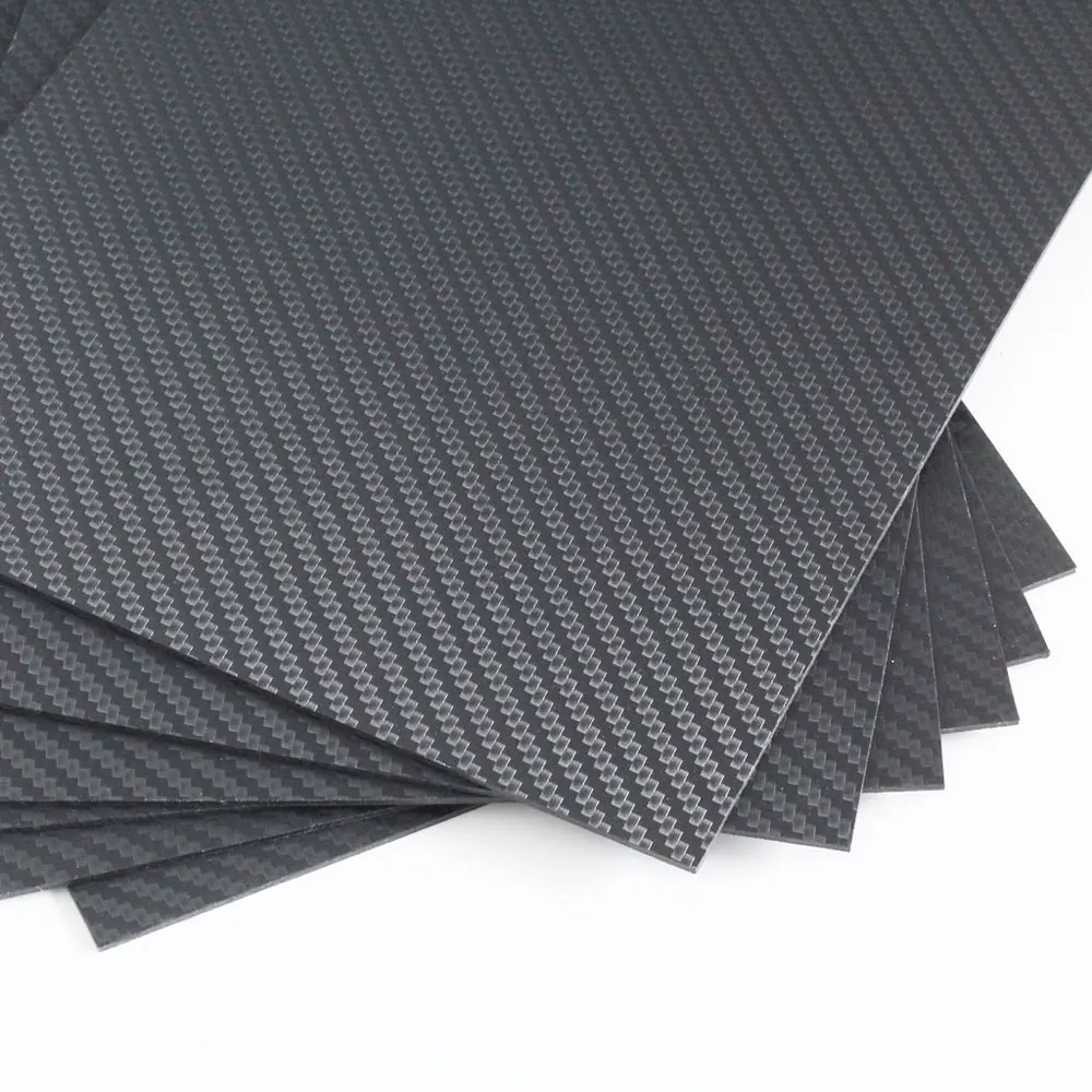 3PCS/LOT 1.5MM Thick 40X30CM Carbon Fiber Thermoplastic Sheet Material For DIY Sheath Holster Pouch