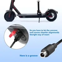 36V/42V Universal Fast Charger for Xiaomi M365/Ninebot ES2 ES4/Lime-S/Skip Electric Scooters - Smart Protection