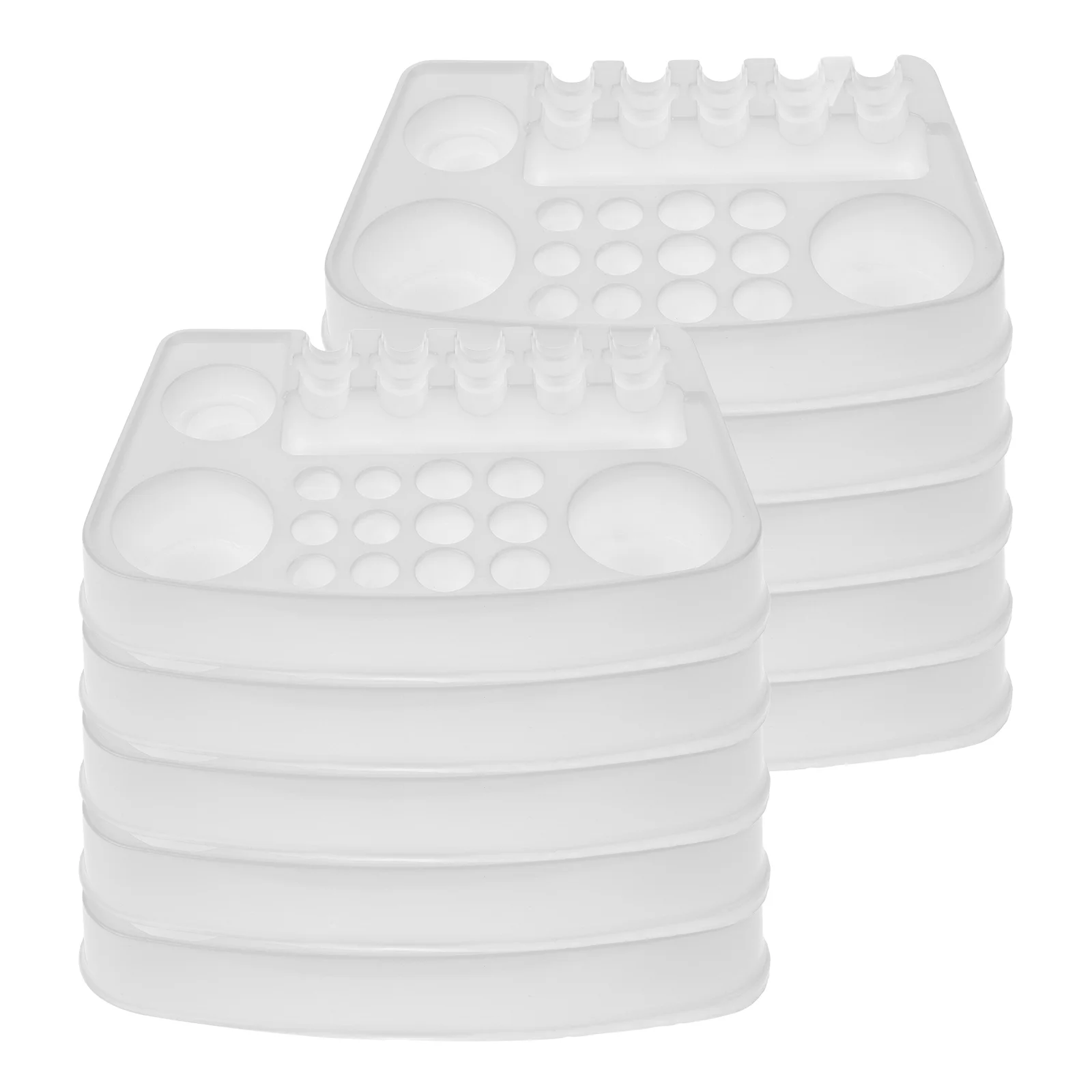 

12 Pcs Tattoo Pigments Ink Palette for Tattooing Containers Small Accessory Plastic Holders Salon Color