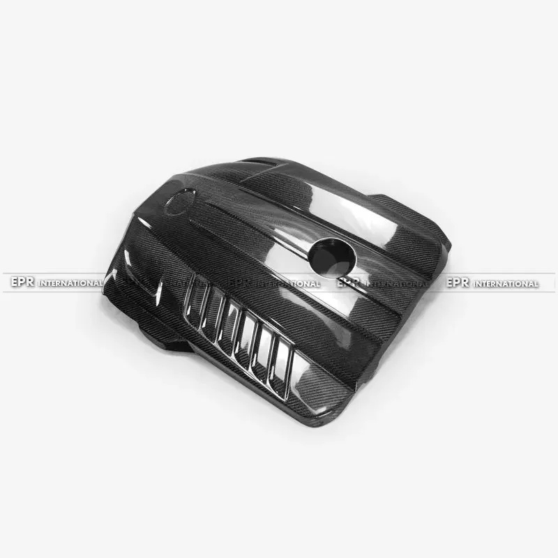 Car-styling For Toyota 19 Supra A90 Carbon Fiber OEM Engine Cover Kit Replacement Glossy Finish Inner Drift Tuning Aero Part