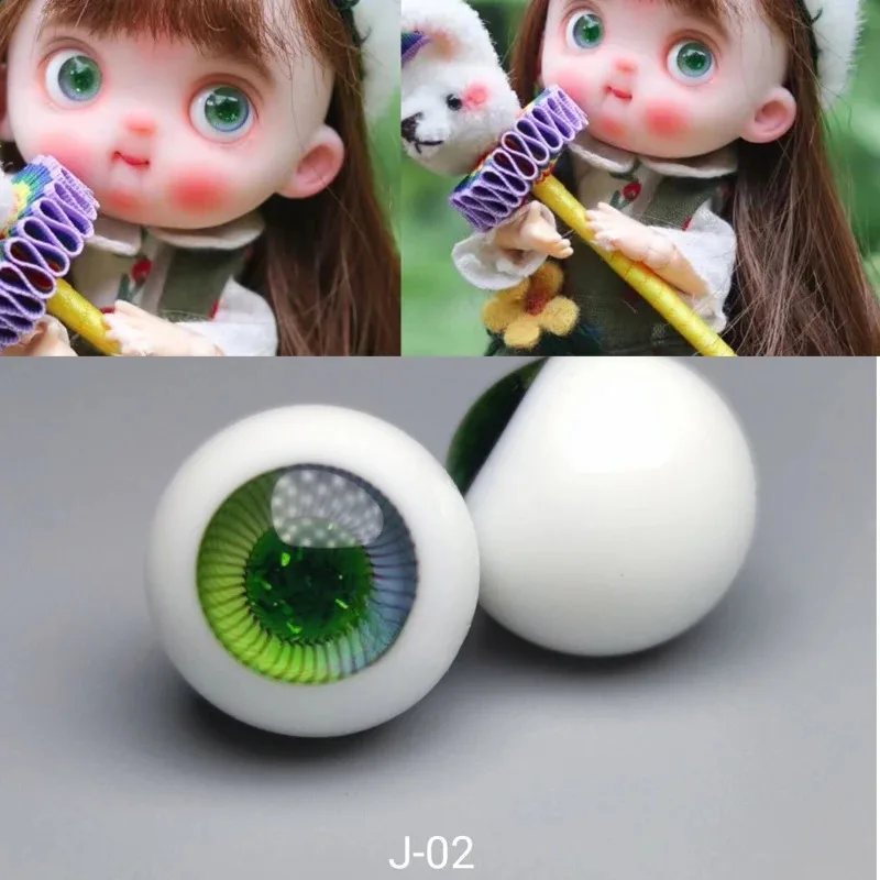 8 مللي متر ، 10 مللي متر عيون الدمية ل Ob11 Bjd دمية المجال مقلة العين المنقولة لون العين نمط فستان اللعب منزل إكسسوارات دمي ، لا دمية