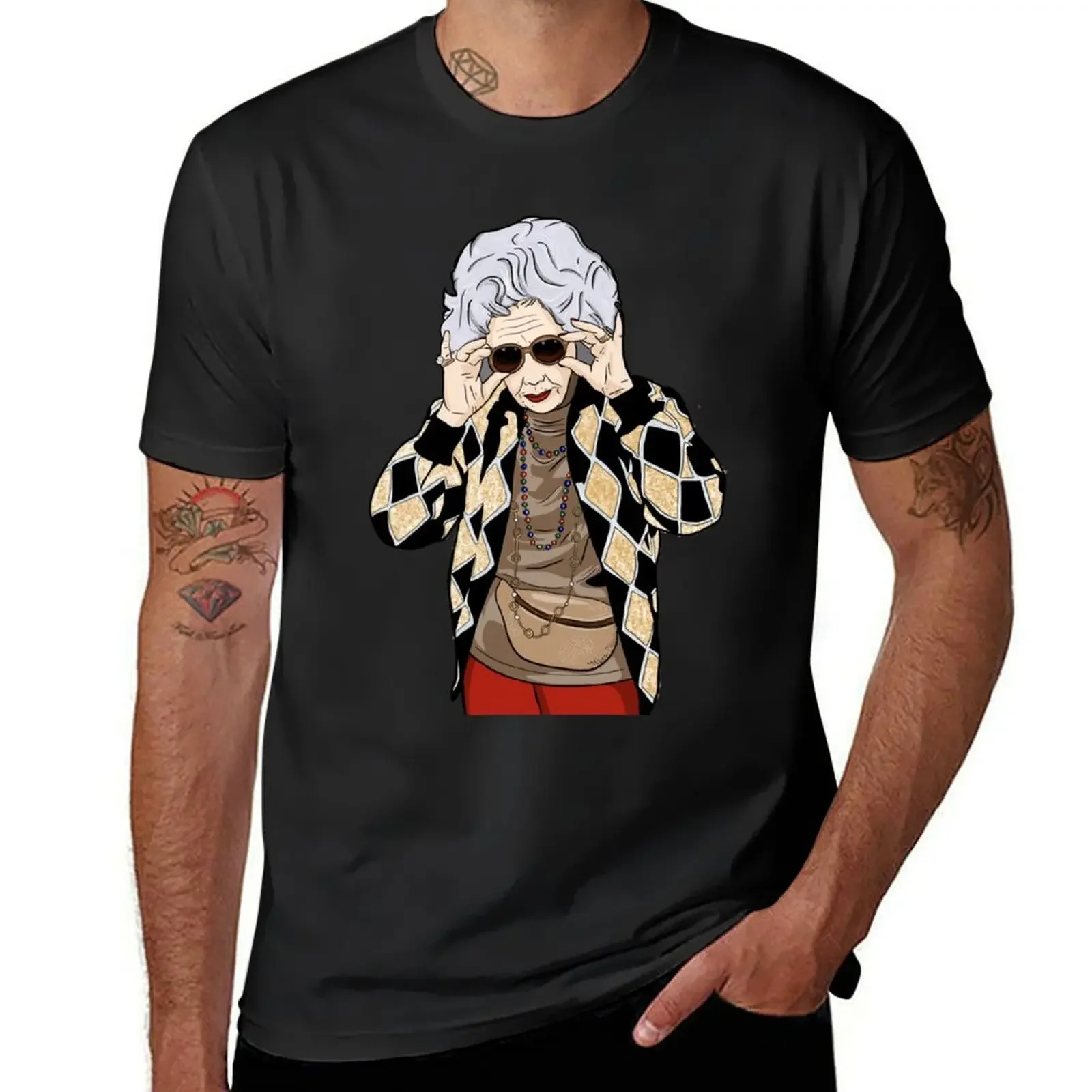 

Grandma Yetta from THE NANNY T-Shirt quick drying quick-drying oversized t shirt men