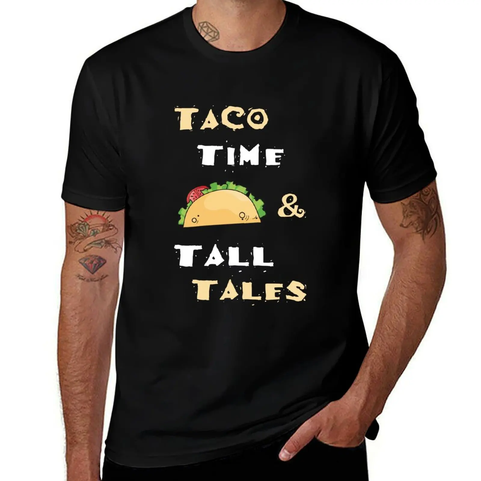 

Let's Taco Time T-Shirt tops vintage anime shirt for a boy slim fit t shirts for men