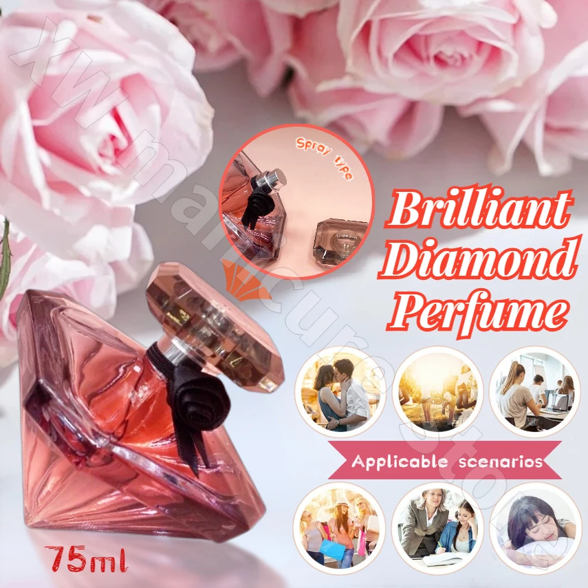 

Brilliant Diamond Perfume Women's Perfume Long-lasting Fragrance Natural Fruity Fresh and Elegant Temperament Charming Sweet