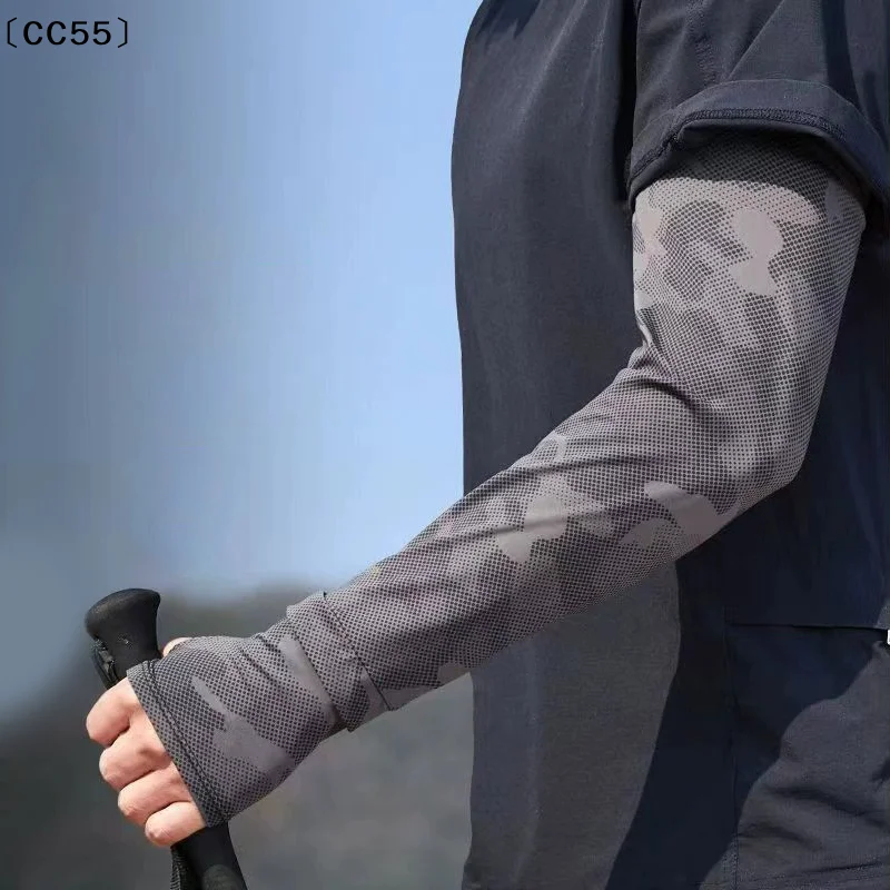 

Unisex Cycling Arm Sleeves Sun UV Protection Ice Cool Anti-UV Sunscreen Running Cycling Summer Outdoor Sleeves〔CC55〕