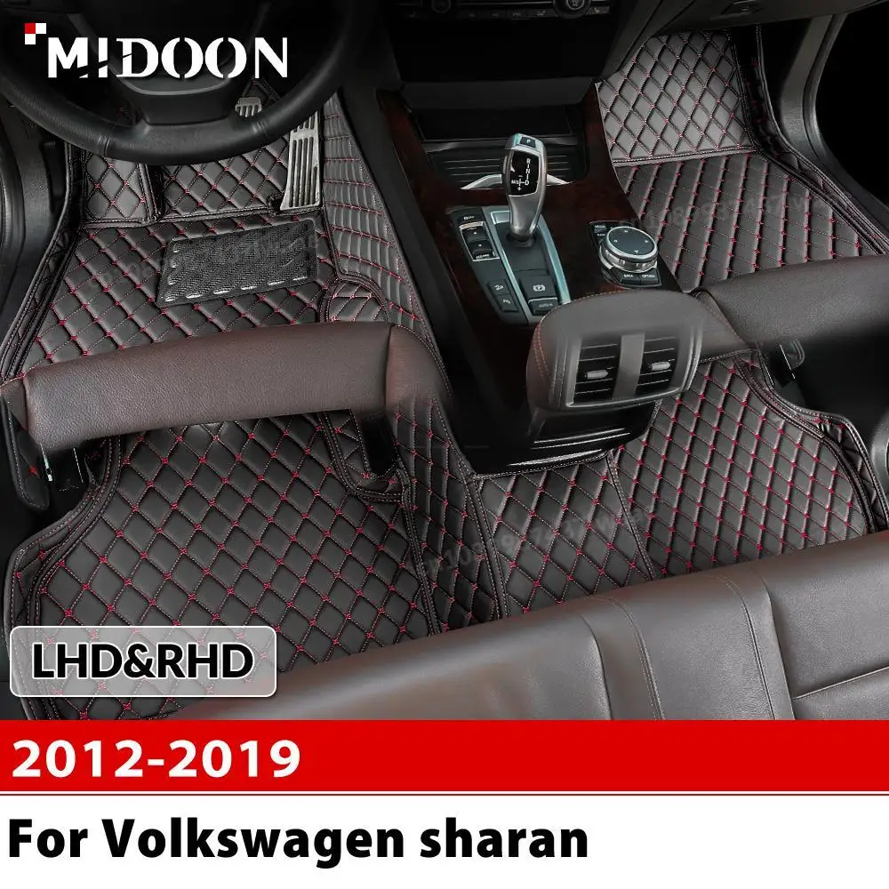 

Автомобильные коврики для Volkswagen VW sharan 2012-2019 2018 2017 2016 2015, аксессуары для салона на заказ, защитные накладки, детали