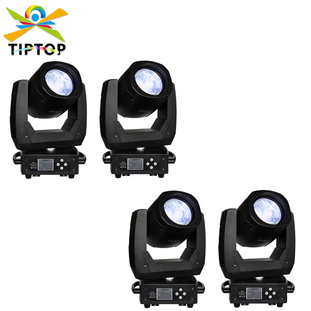 Factory Directly Sales 4 Unit High Power DMX Led Moving Head Beam Light 150W Power Consumption 120W White Color Lamp 8000k 13CH