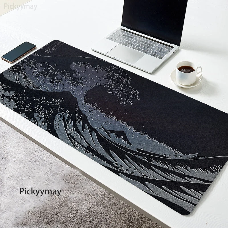 Japanese Great Wave Off Large Mousepad Gamer PC Gaming XL Mouse Pad Computer Keyboard Laptop Mousepad Mause Art Office Desk Mat