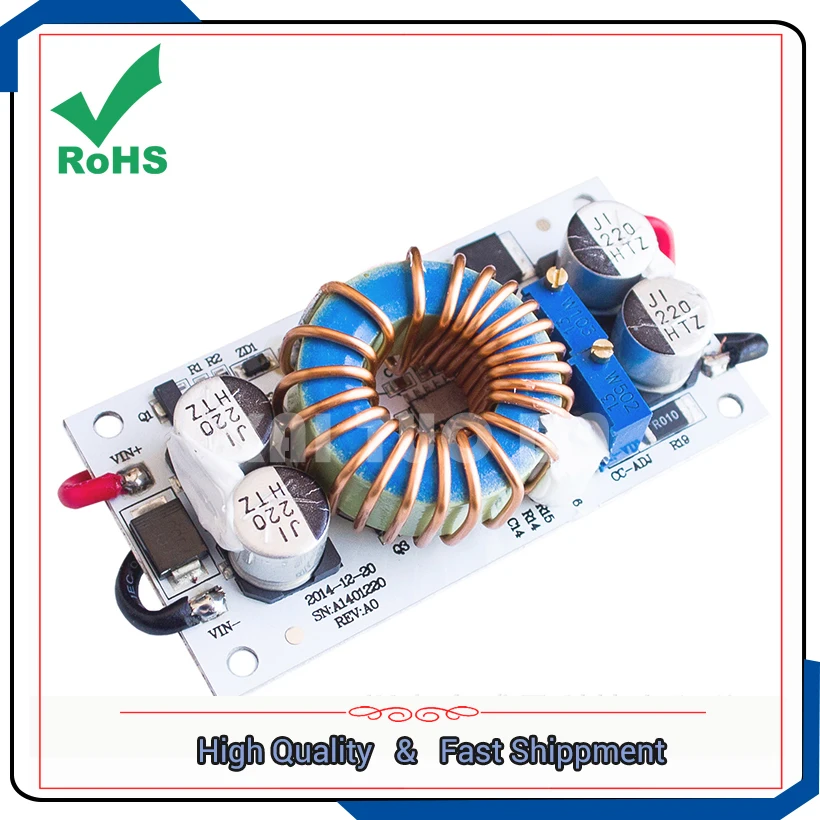 Aluminum Board 250W High Power Boost Constant Voltage Constant Current Car step up Laptop Power LED Booster Drive (H5A2) module