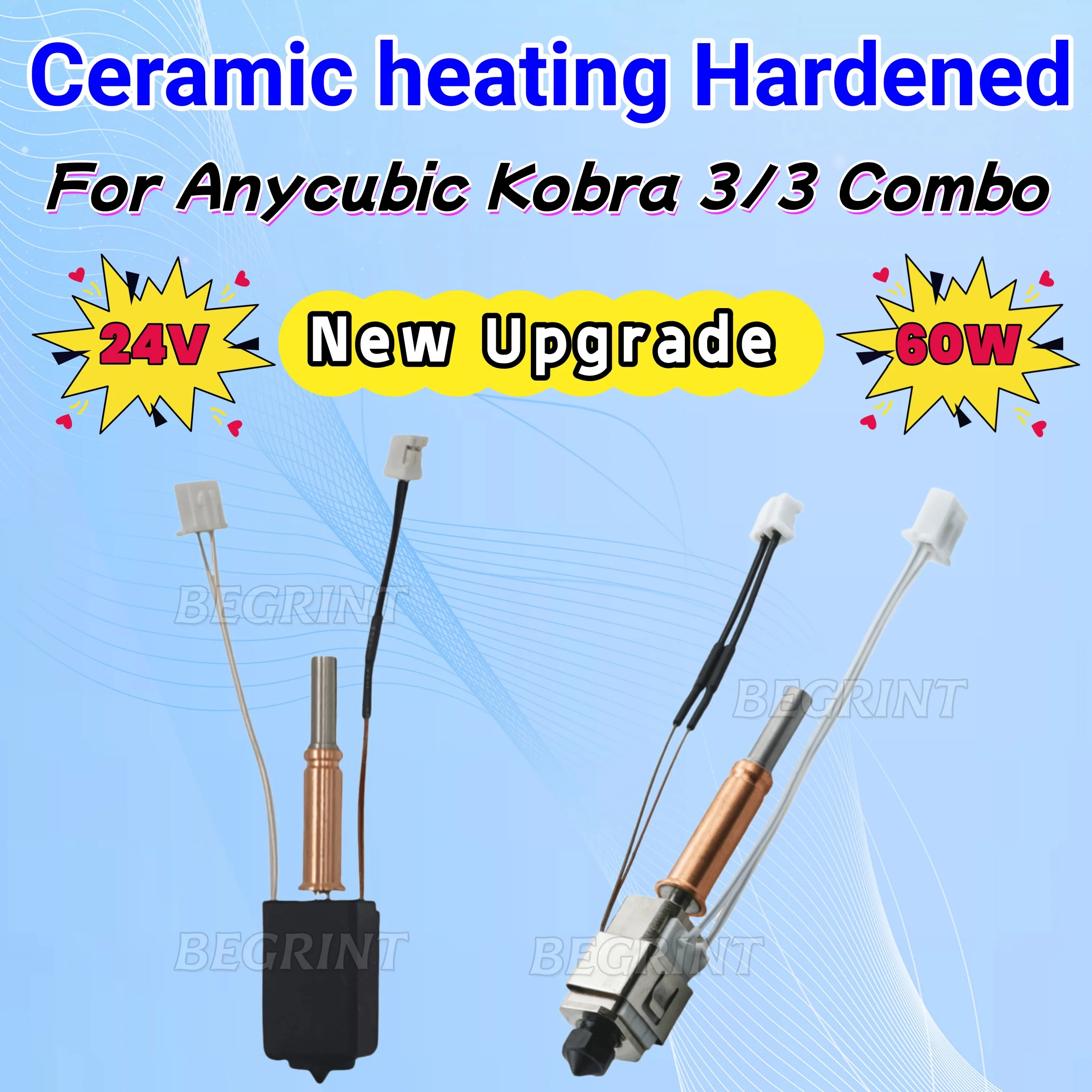 

Комплект быстросменных сопел High Flow для Creality K2Plus 0.2/0.4/0.6/0.8 мм, титановый сплав, термобарьер, высокотемпературные аксессуары для 3D-принтеров