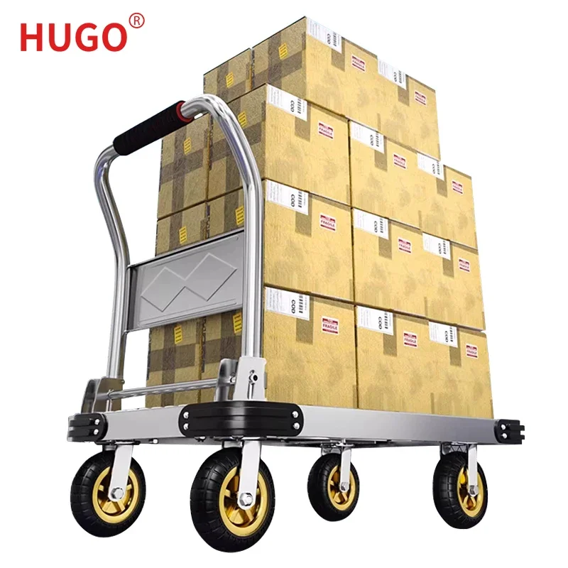 Heavy  trolley 2000 kg Metal steel foldable platform trolley 1 ton 300 kg