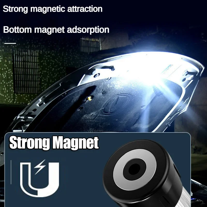 2200mAh فانوس التخييم مع قاعدة مغناطيسية مماثلة لهدف بلاك دوج صفر فانوس 5 أوضاع الإضاءة مصابيح كاشفة بلمبات LED مصباح الطوارئ