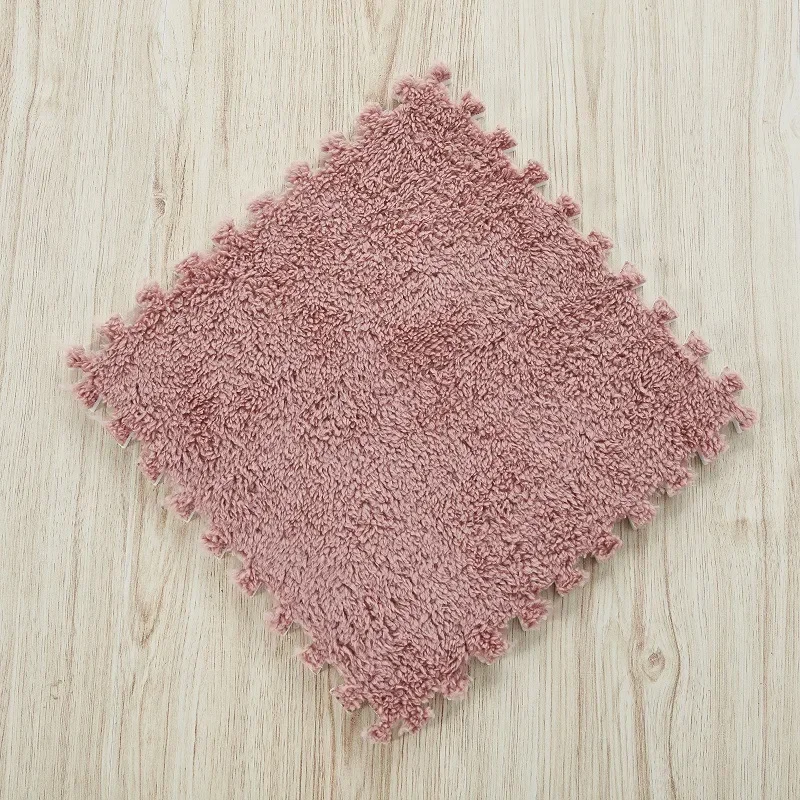 10/20 Stuks Zachte Pluche Kindermat Baby Speelkleed Baby Speelgoed Eva Foam Puzzel Tapijt In Kinderkamer warm Houden Speelmat Vloermat