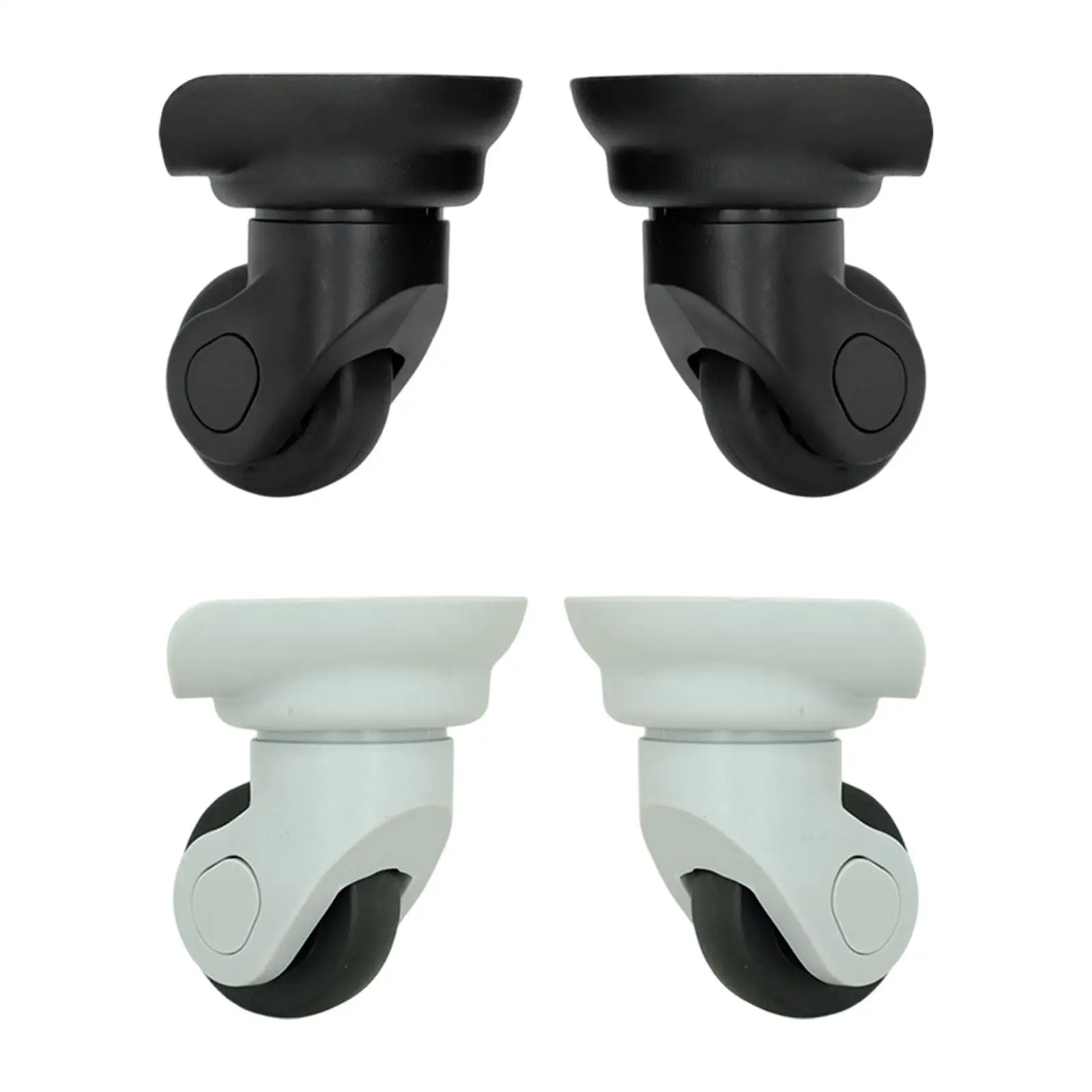 

2 Pieces Replacement Luggage Wheels Strong Bearing Capacity Wear Resistant Travel Case Casters Repair Parts Trolley Bag Wheels