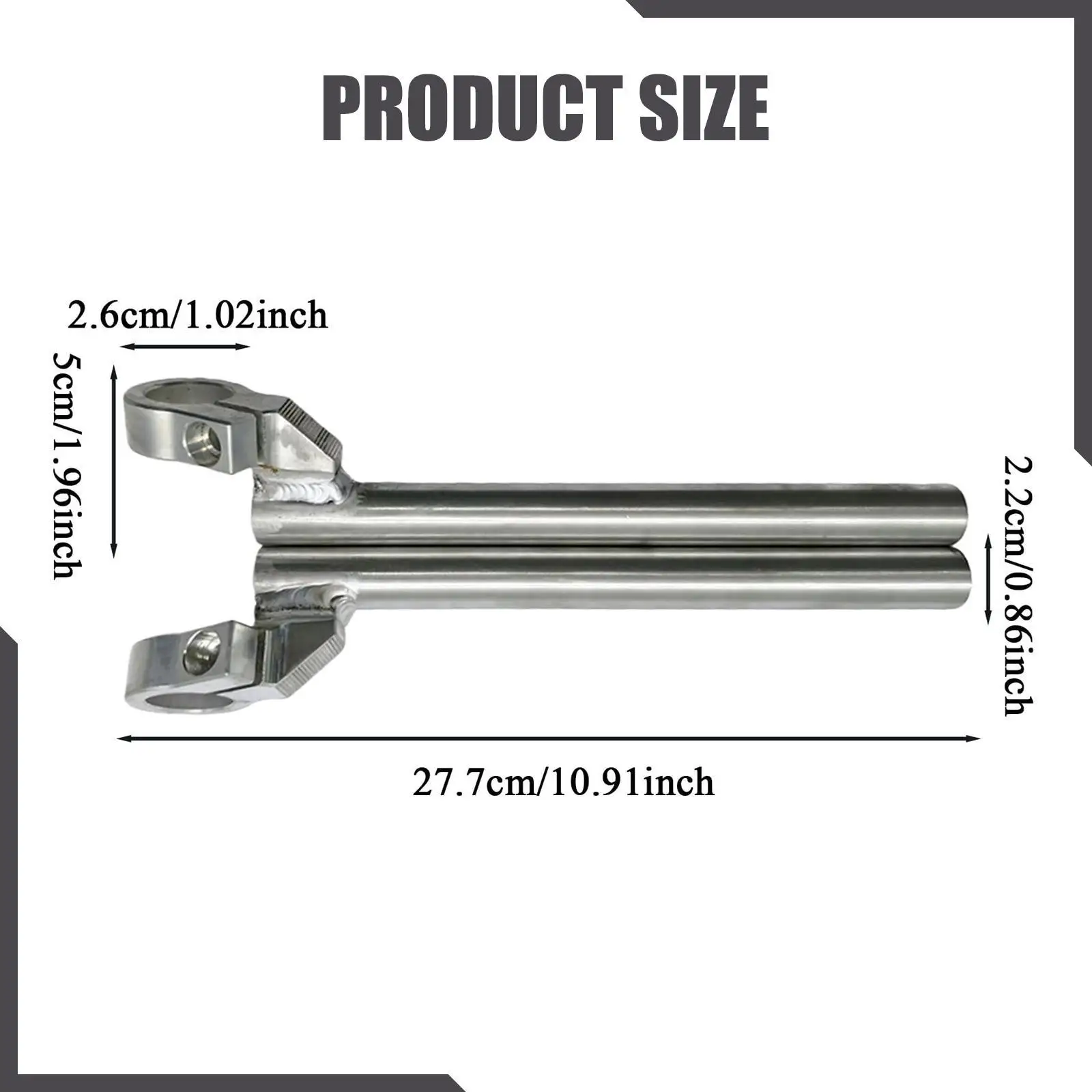 2 قطعة مشبك دراجة نارية على المقاود دراجة نارية بار سهل التركيب قطع الغيار