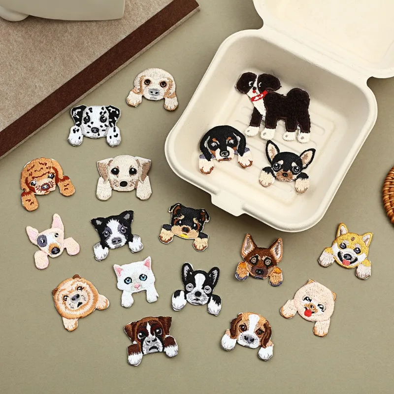 

50 шт./партия, нашивки для одежды, с вышивкой