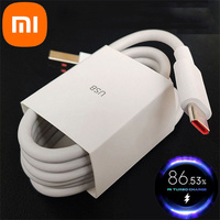 Original Xiaomi 6A 120W 90W 67W 55W 33W USB Type C Turbo Fast Charge Cable For Mi 14 13 12 11 Pro Redmi Note 12 11 T Pro POCO X4
