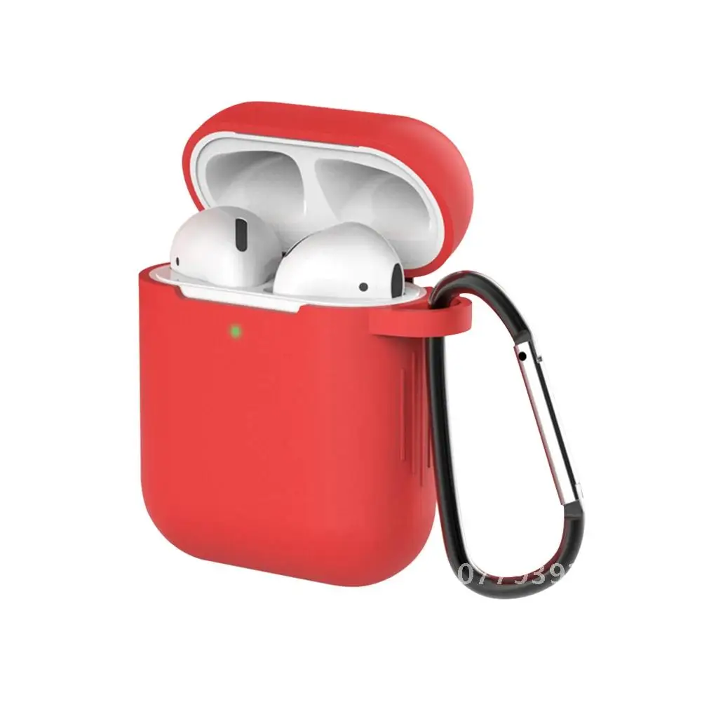 

Silicone Case Wireless Bluetooth Headphones Protective Case Dustproof Headset Cover for iPhone Airpods 1/2 Earphone Accessories