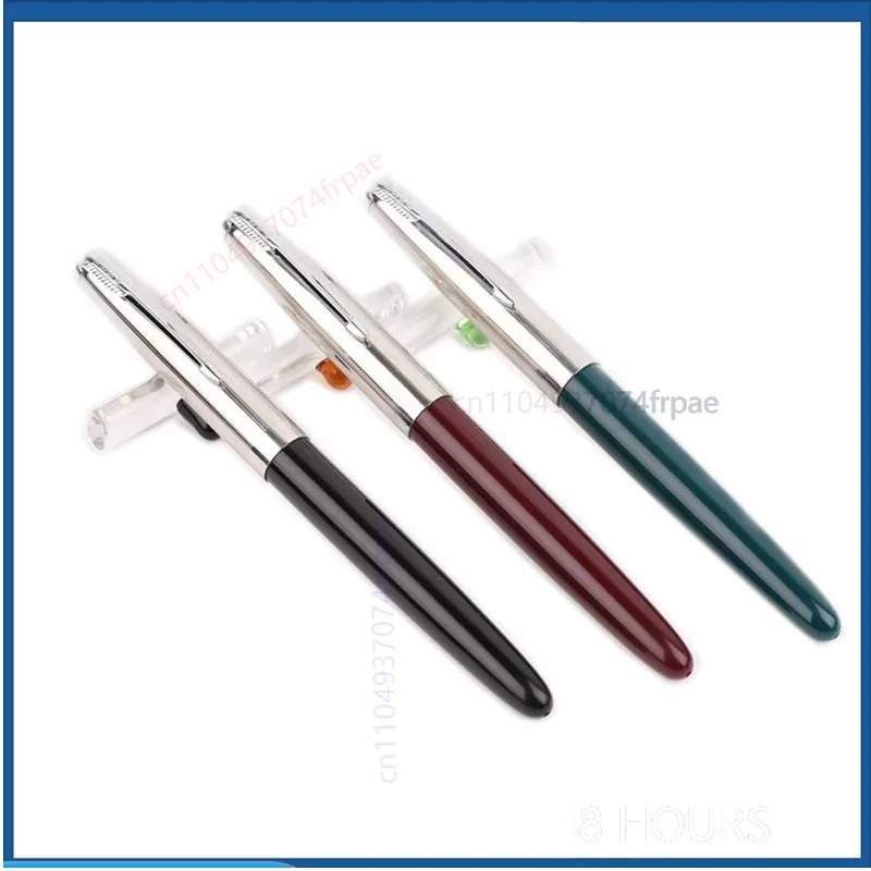 For HERO 616 Shanghai Factory Classic Fountain Pen Retro Design Squeeze Converter Student Adult Beginner Calligraphy Pen（4pcs）