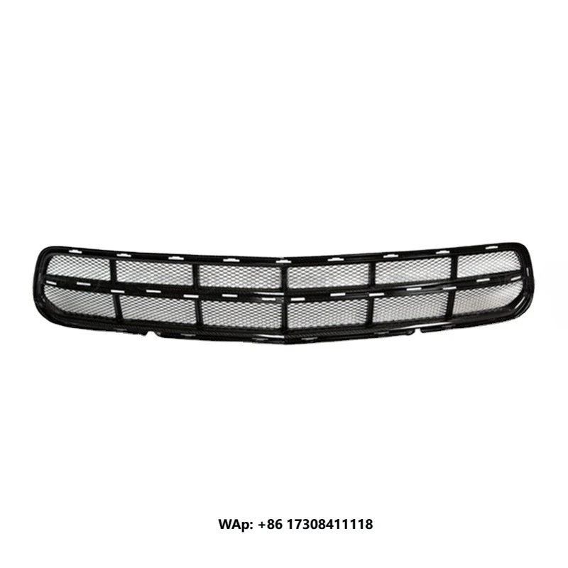 Carbon Fiber Front Bumper Middle Grill for Corvette C7 Stingray 2014-2017