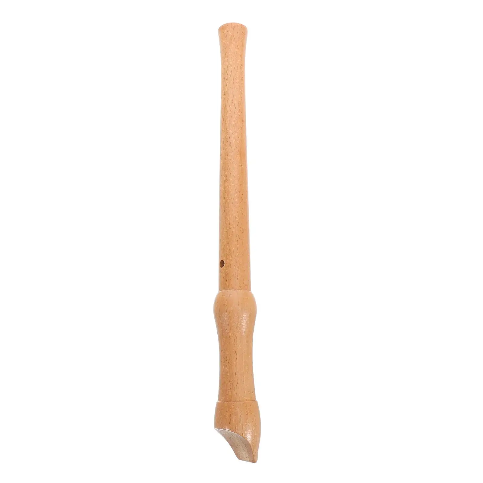 

Eight-hole Clarinet Soprano Recorder Instrument Portable Khaki Beech Musical for Kids
