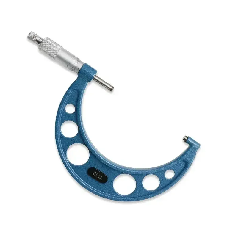 0.01 mm 5201A Blue Outside Micrometer Mechanical Gauges Micrometer Measuring Tool Micrometric Caliper
