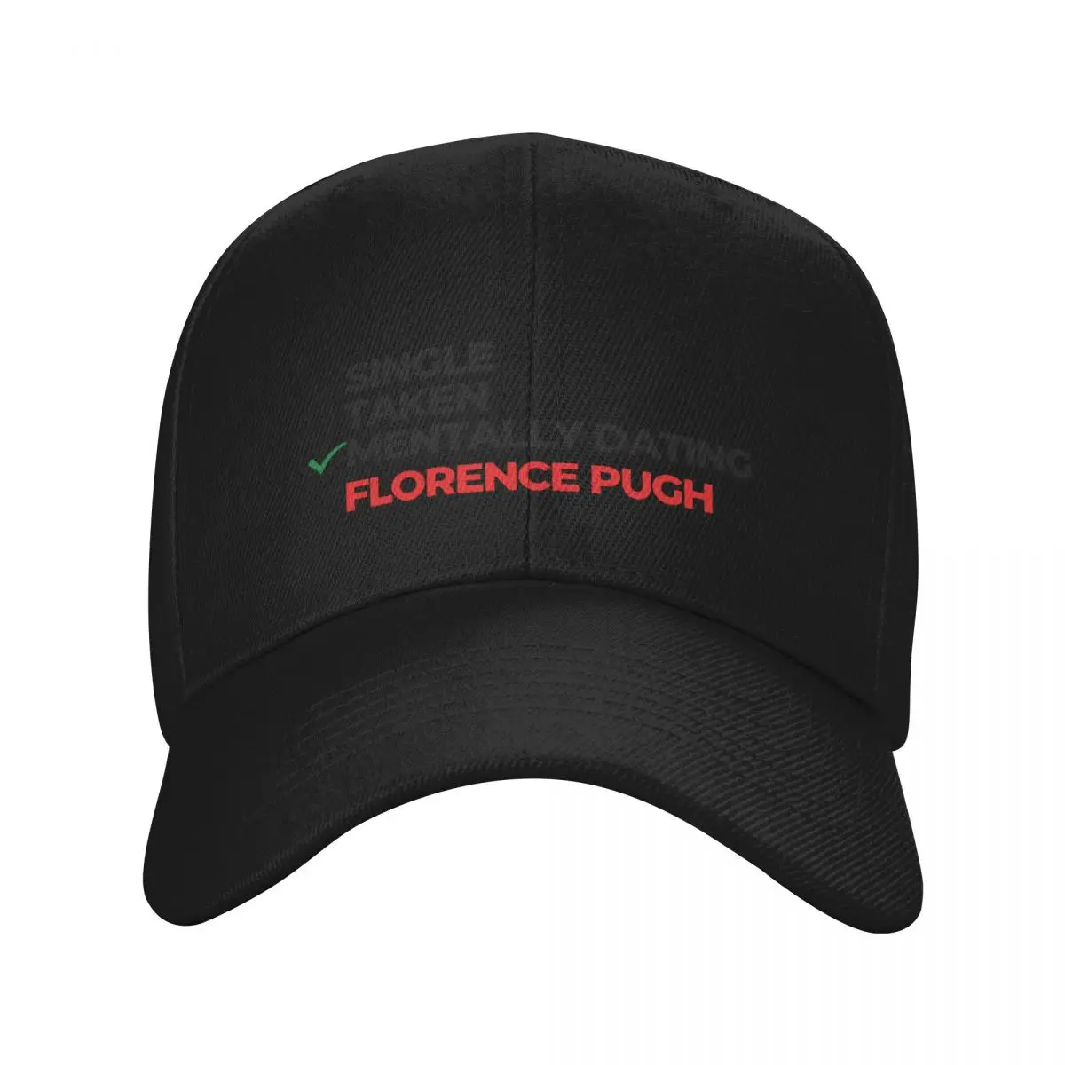 Mentally Dating Florence Pugh Baseball Cap New In The Hat Sunscreen Gentleman Hat Women's Golf Clothing Men's