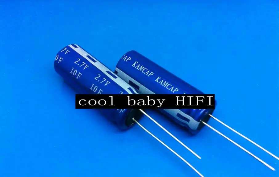 

2pcs 2.7V 10F KAMCAP Farad Super Capacitor Ultra Capacitor