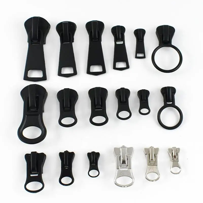 10Pcs Meetee 3# 5# 8# 10# 15# Zipper Sliders for Resin Zips Clothes Separating Zippers Replacement Zip Puller Sewing Repair Kits - Image 2