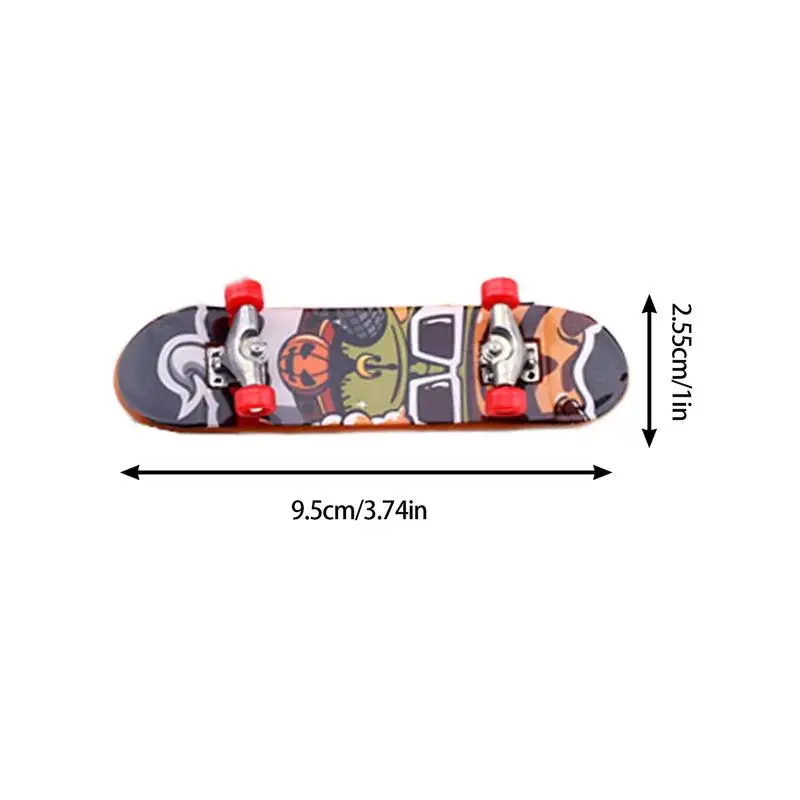 Finger Skateboard portatile in lega di zinco tastiera giocattolo giocattolo educativo Mini Scooter per ragazze ragazzi bambini bambini adolescenti adulti