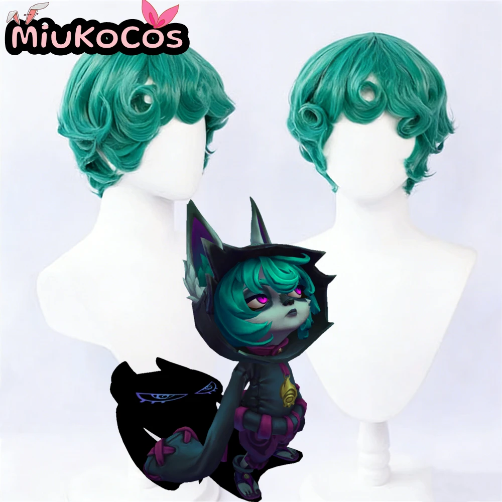 

В НАЛИЧИИ: Парик для косплея Vex, парик для косплея MiukoCosplay Game Leagues