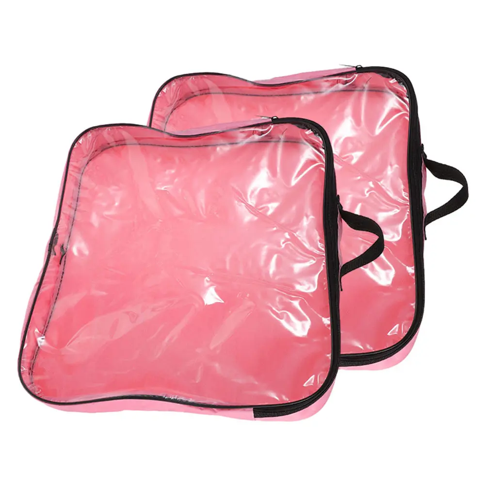2Pcs Roller Skates Bag Skates Storage Pouch Zipper Closure Compact Lightweight Carry Case for Women Men Skating Shoe Holder