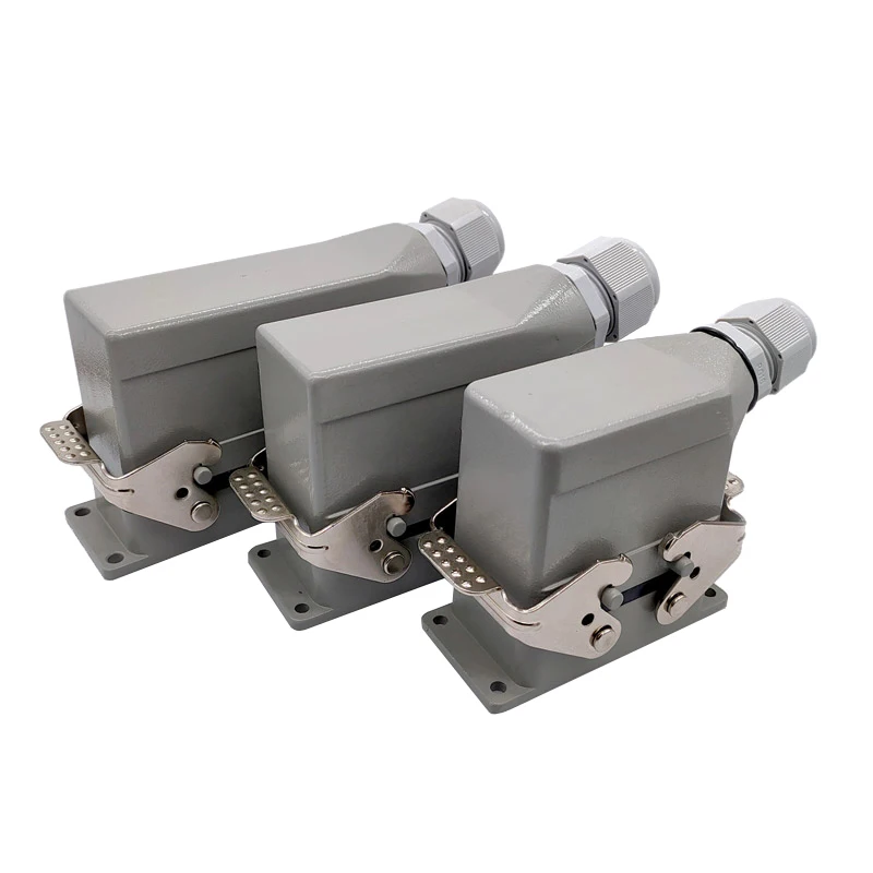 Heavy Duty Connectors HDC-HE-010-1/2/3/4 F/M 10pin 16A Screw connection Industrial rectangular Connector plug