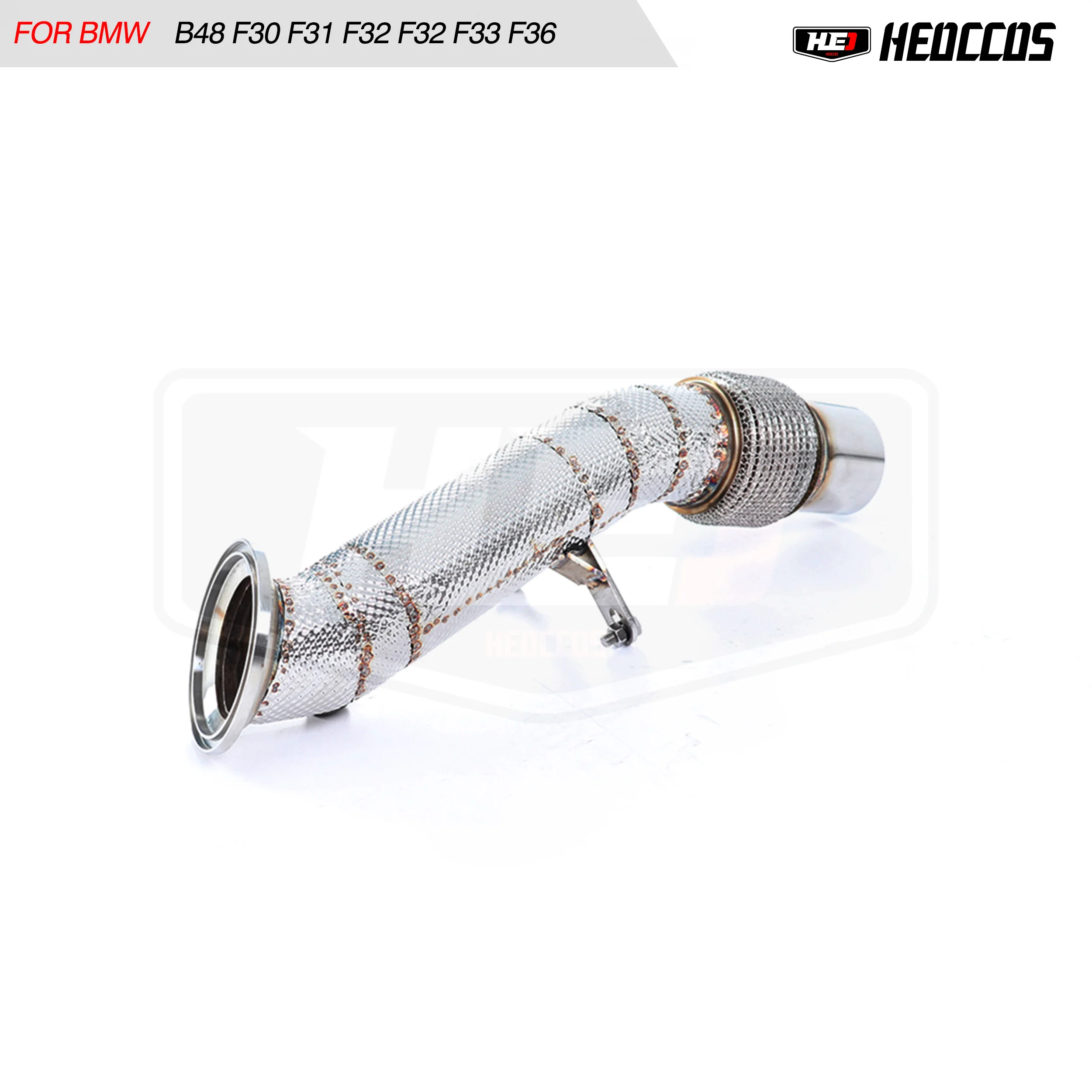 

HEO Stainless Steel Exhaust Downpipe For BMW B48 F30 F31 F34 230i 320i 330i F32 F33 F36 430i 530i 425i Downpipe