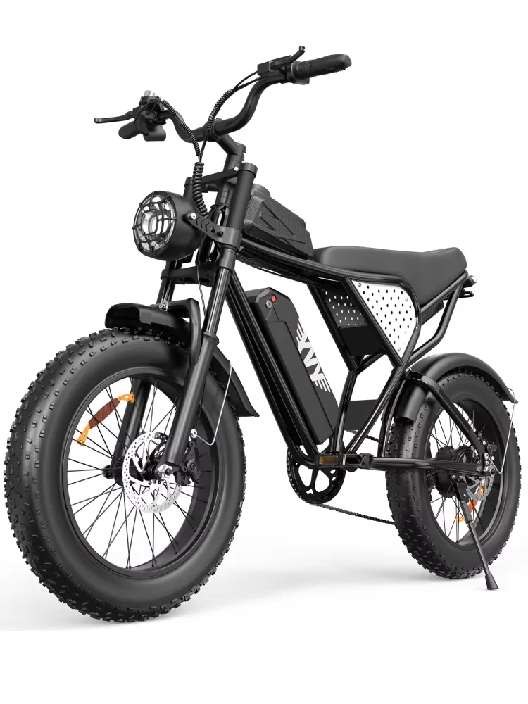 AliExpress YVY 1500W Electric Bike for Adults 48V 15AH Lithium Battery 30MPH Electric Disc Bicycle Brakes 20x4" Fat Tire Commute E-bike