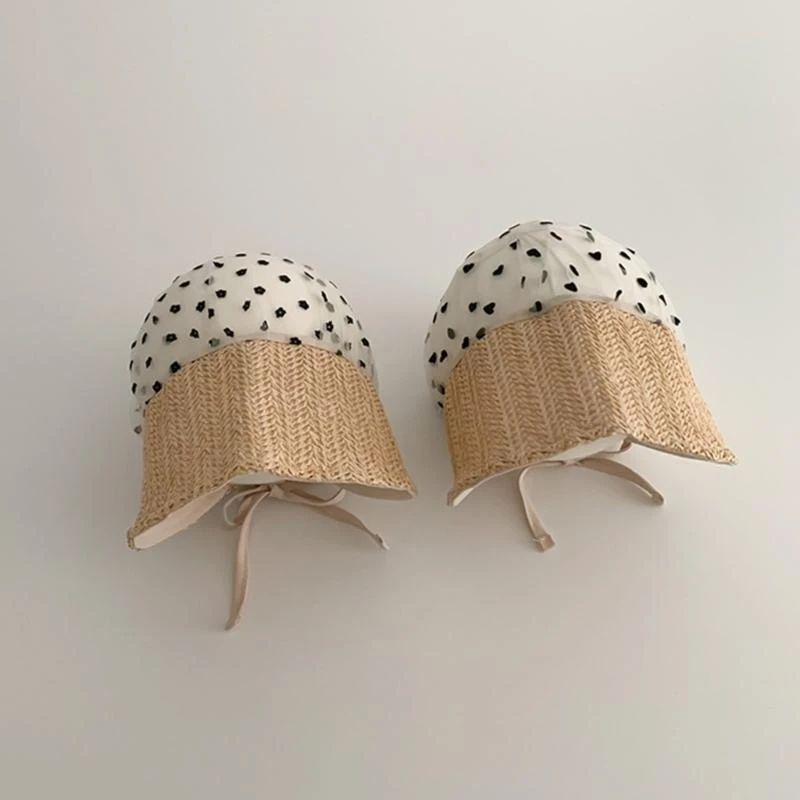 

J15U Baby Girl Princess Sun Hat Lace Bonnet Summer Cap Infant Toddler Children Visor Sunhat Baby Girls Birthday Present