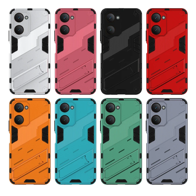 For Vivo Y18 Case Cover For Vivo Y18 Capas Phone Bumper Shockproof Armor PC Holder Kickstand Back Cover Vivo Y18 Y 18 Fundas