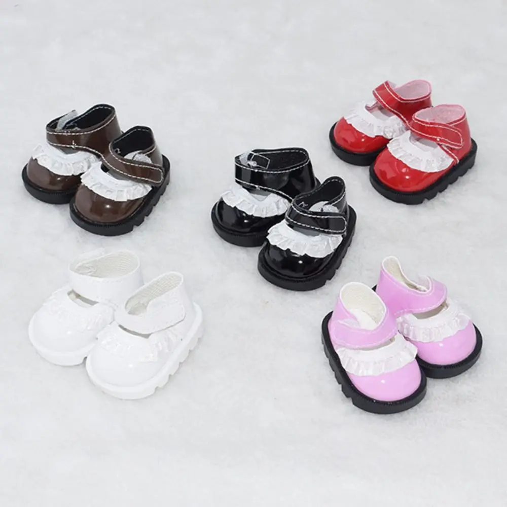 10cm/20cm Cotton Doll Leather Shoes Clothes Accessories Dolls Casual Wear Shoes Fashion Leather Boots DIY Doll Toys Accessories