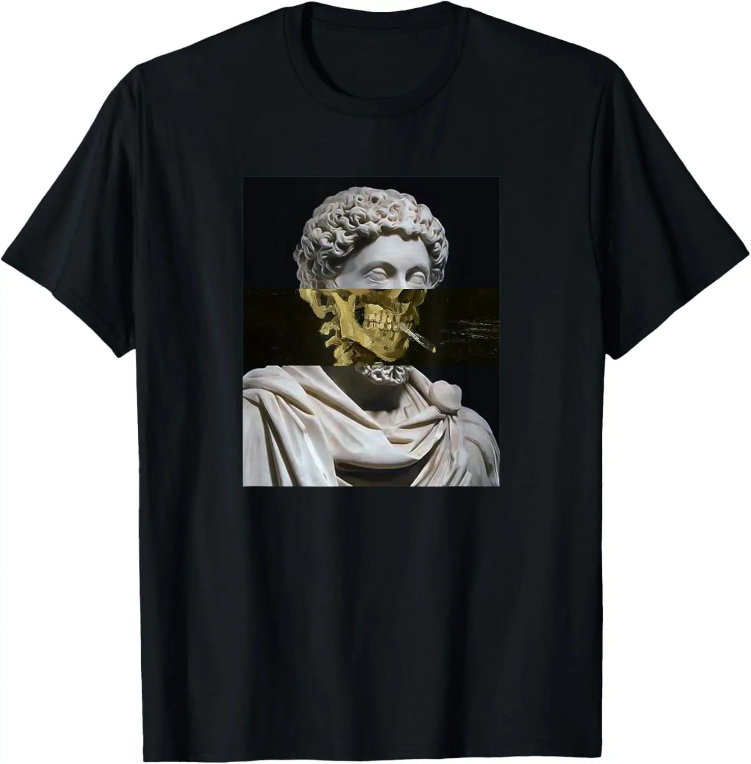

Fashion style - Van Gogh Marcus Aurelius Skeleton Graphic Design Art T-Shirt